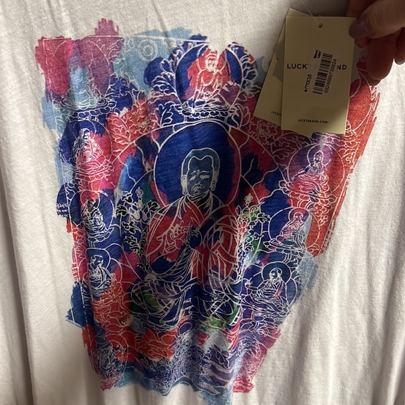 Brand new, Lucky Brand Lotis women’s top size medium T-shirt, Tee - Picture 2 of 3